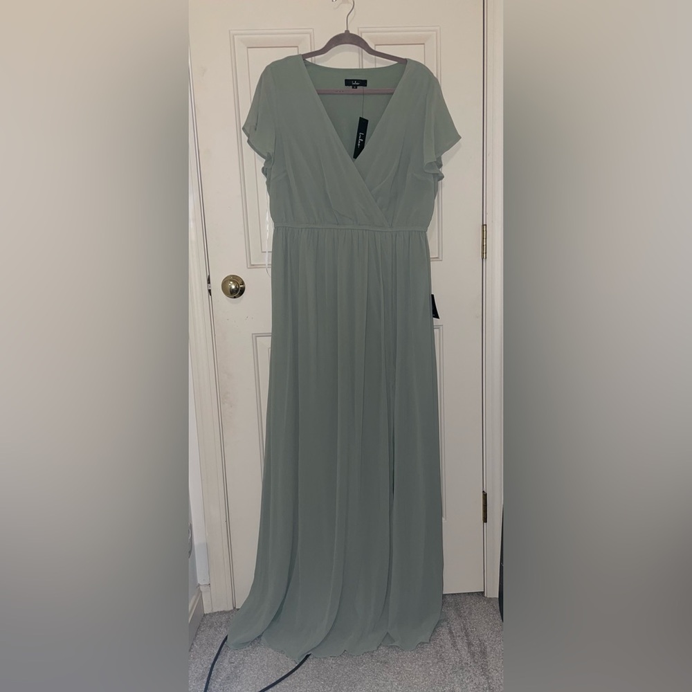 Lulus Green Maxi Dress